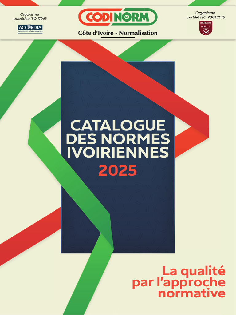 Catalogue Des Normes CODINORM | PDF | Boisson | Céréale