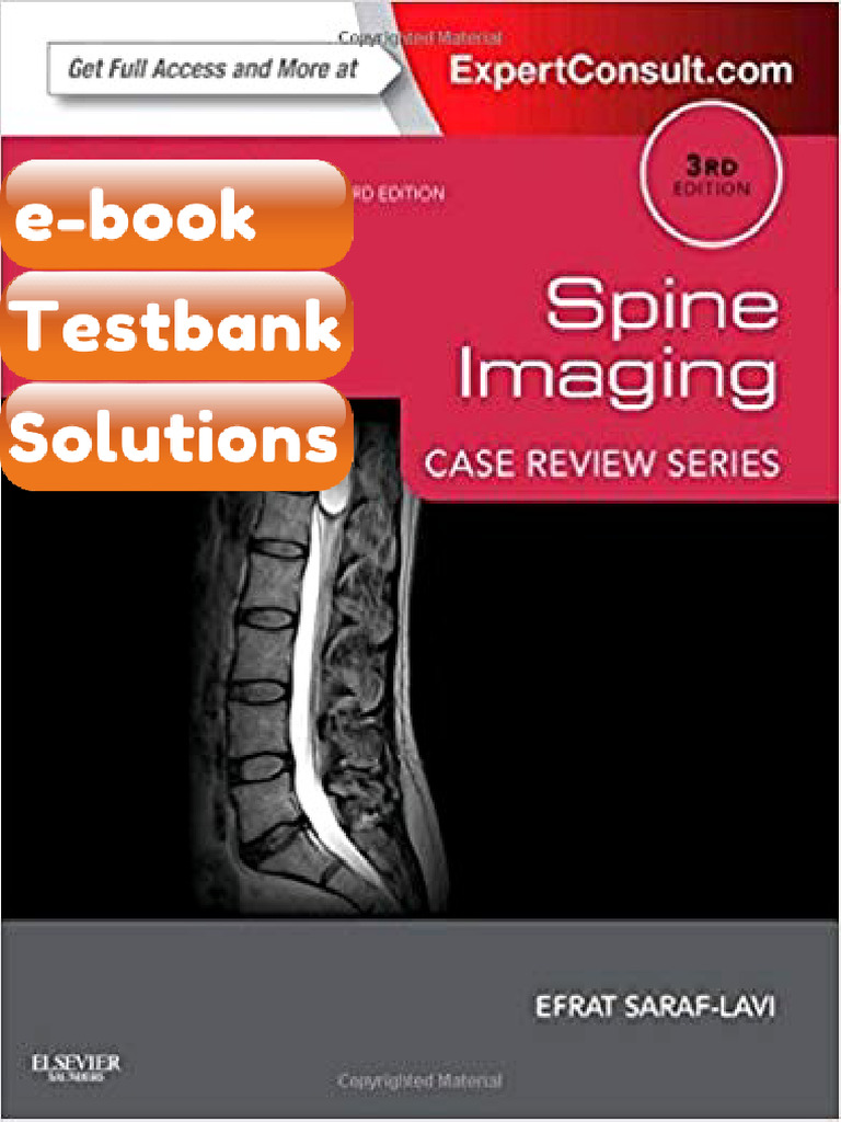 eBook & Testbank Spine Imaging Case Review Series 3rd Edition by Efrat ...