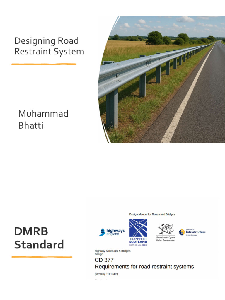 Designing Road Restraint System 1758890718 | PDF | Road | Length