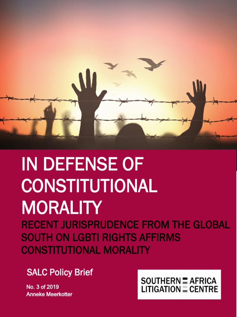 Policy Brief On Constitutional Morality | PDF | Judgment (Law) | Human ...