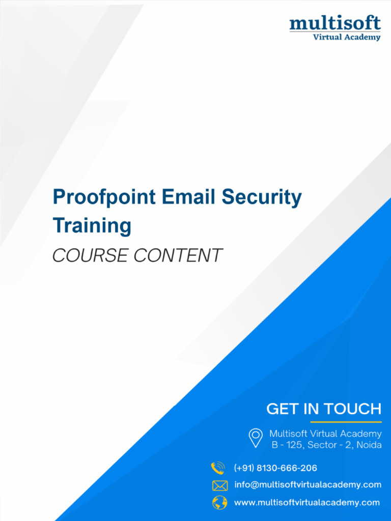 Proofpoint Course | PDF