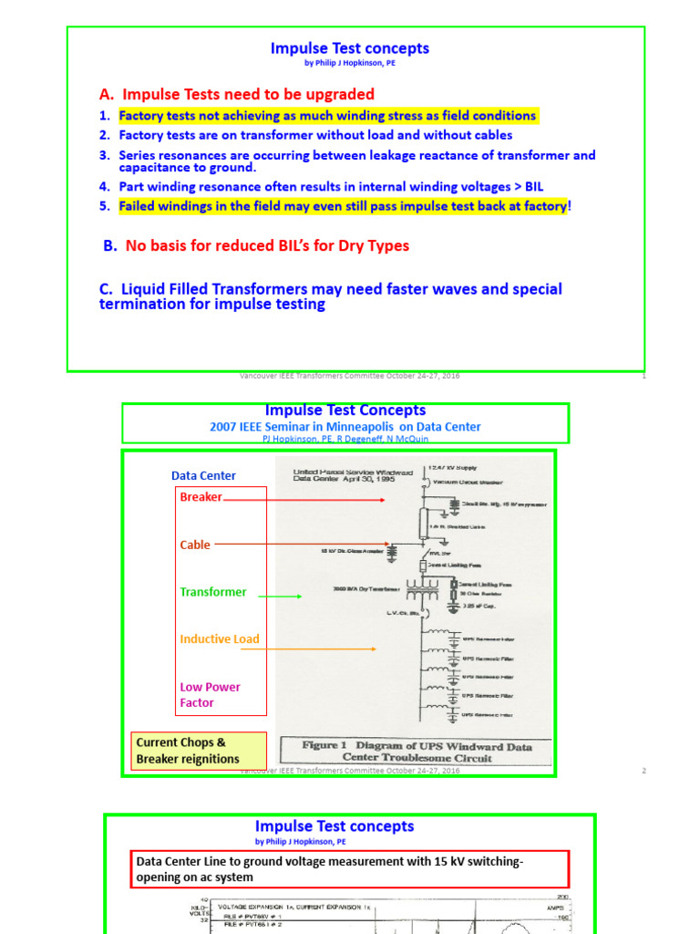 Impulse Test Concepts-Hopkinson 251011 044037 | PDF | Transformer ...