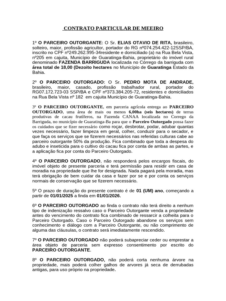 Elias Otavio de Rita de Meeiro | PDF