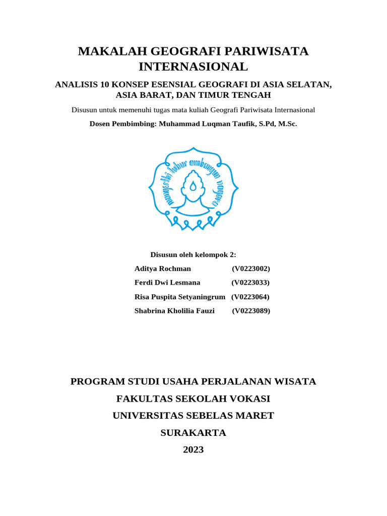 Makalah Geopar Kelompok 2 UPW B | PDF