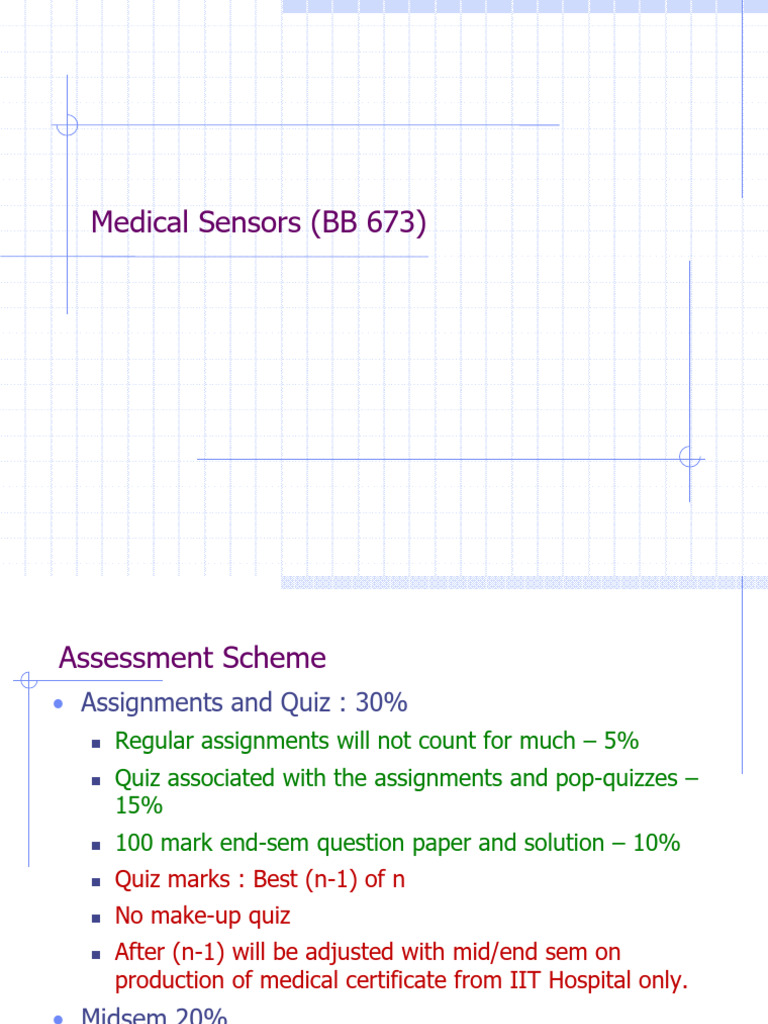 Medical Sensors Intro | PDF | Damping | Sensor