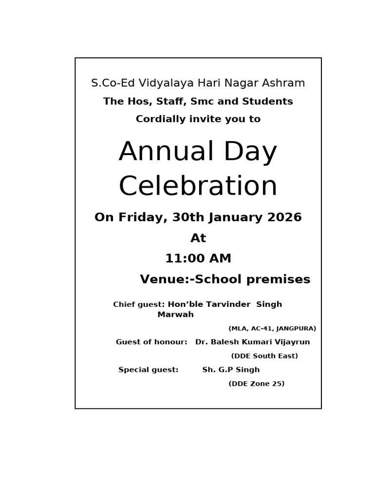 Invitation Card | PDF
