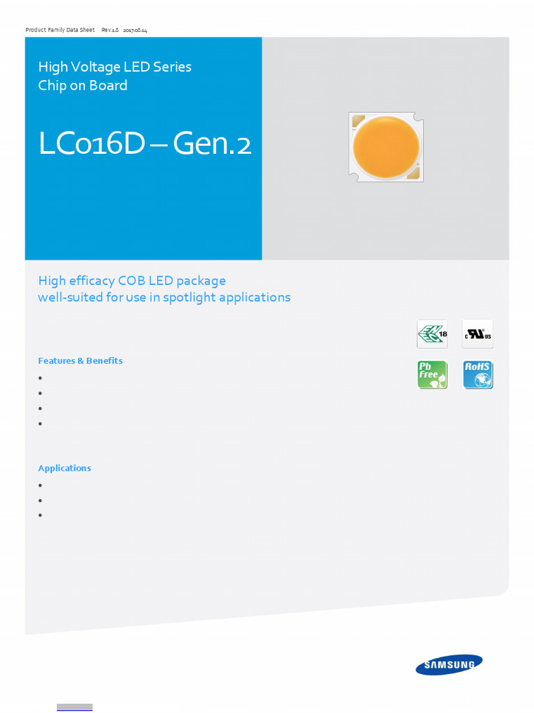 21data_sheet_lc016d_gen2_rev.1.8 (1) | PDF | Light Emitting Diode ...