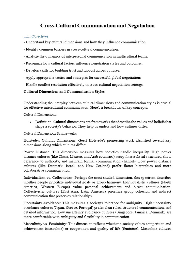 7 Lecture | PDF | Communication | Negotiation