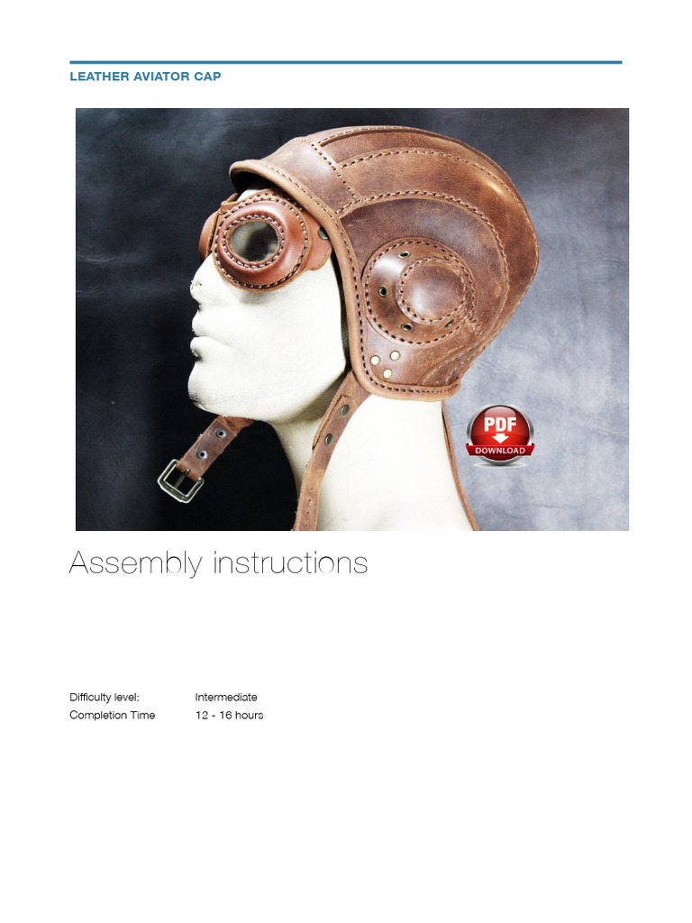 Assembly Instructions Aviator Cap | PDF