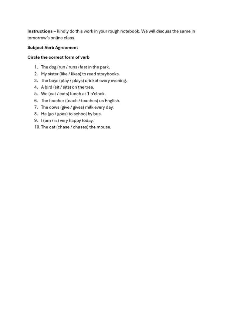 English Language Work | PDF