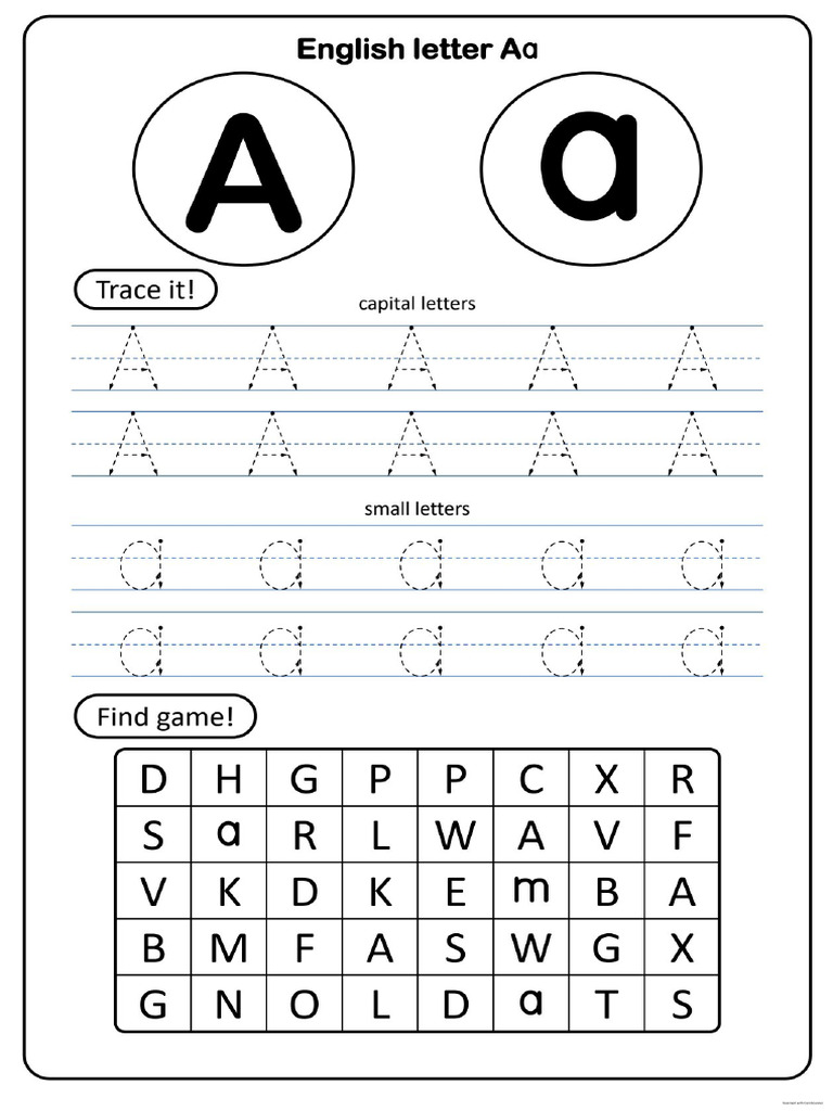 Alphabet 1 | PDF