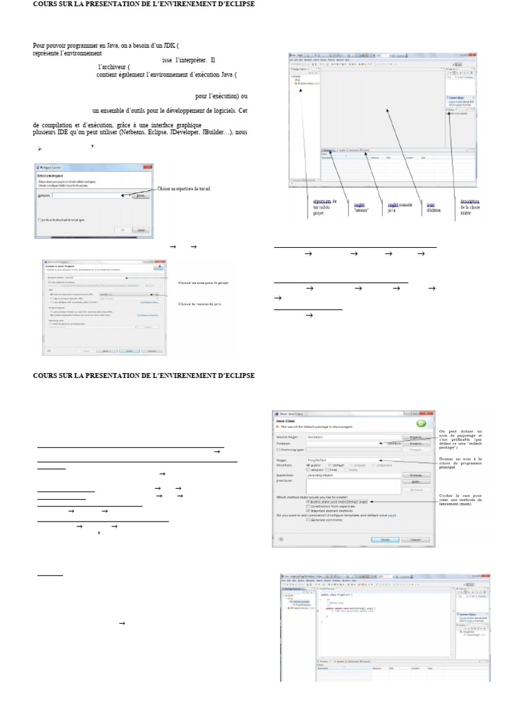 Guide Eclipse PLOYCOPEfinal | PDF | Java (technique) | Java (Langage de ...