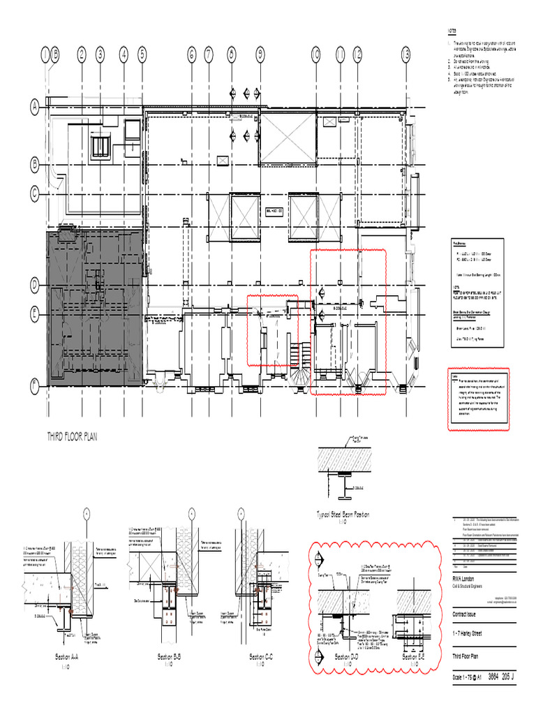 3664-205_Third Floor GA_J_1 | PDF | Mechanical Engineering | Building ...
