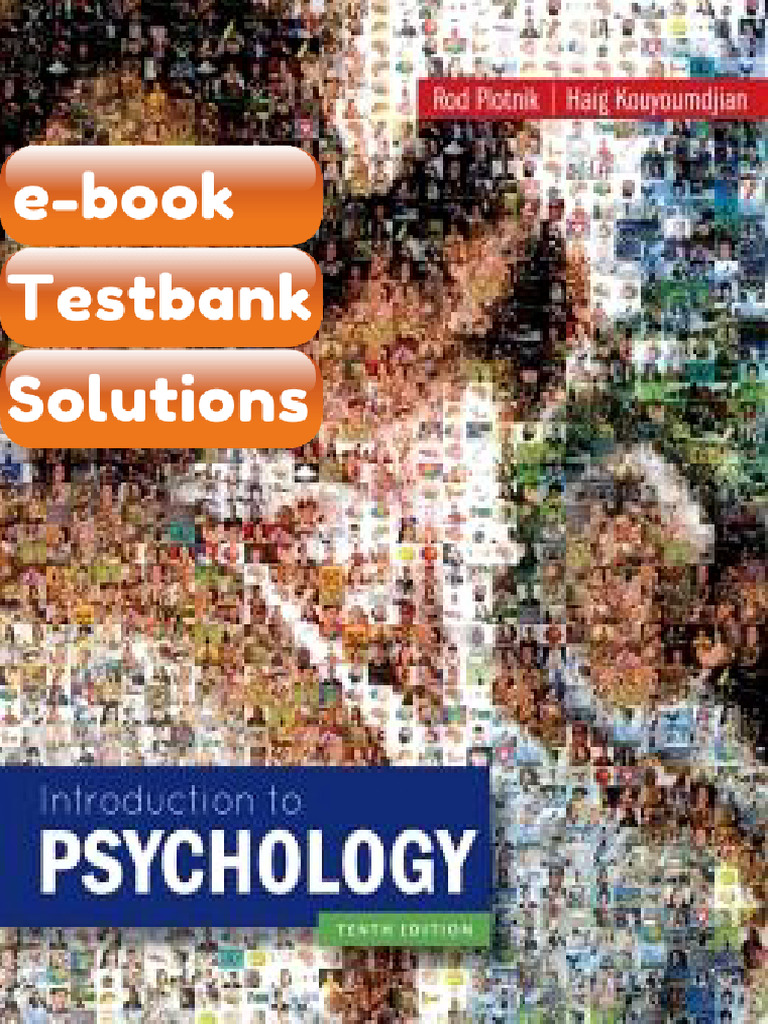 Testbank Introduction to Psychology 10th Edition Rod Plotnik Fast ...