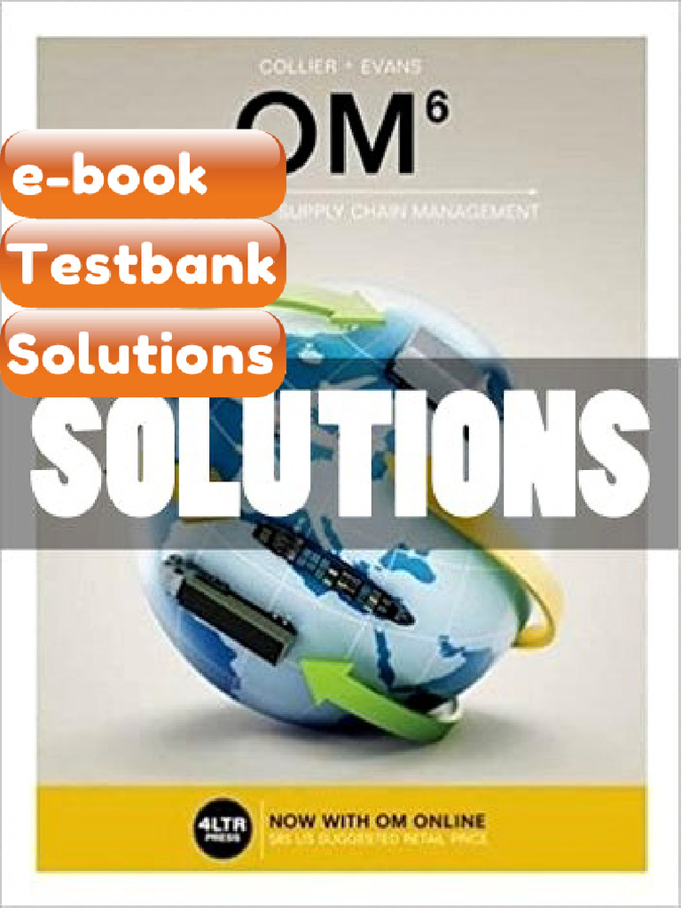 eBook & Testbank OM 6 Ed Collier | PDF | Subscription Business Model ...
