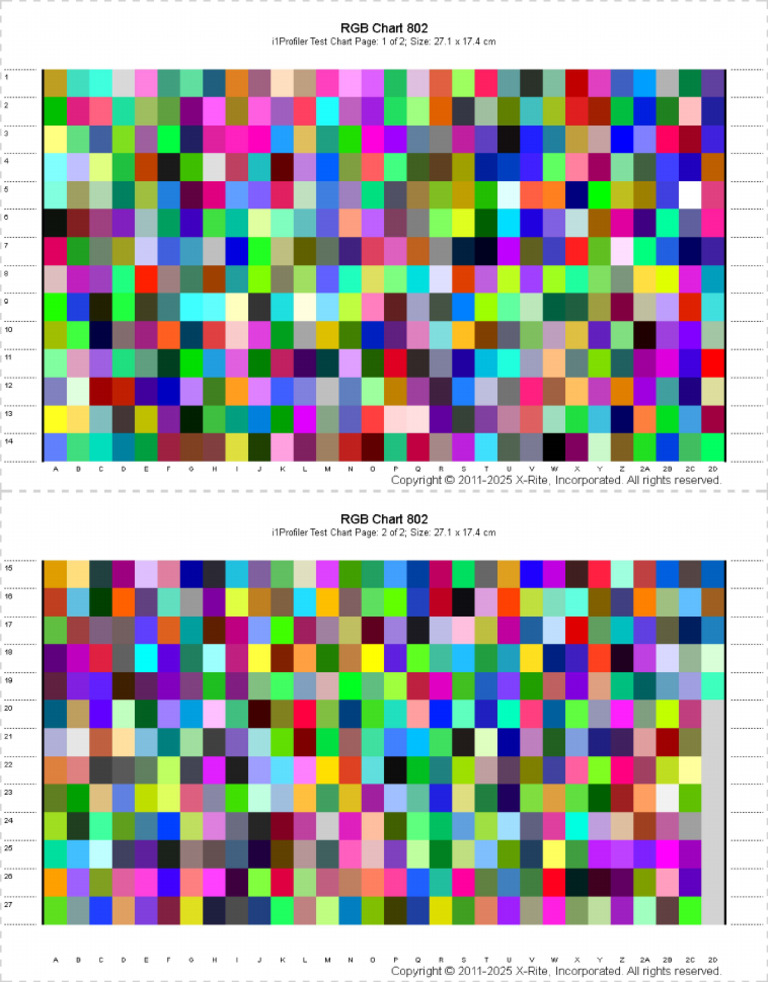RGB Chart 802_1_2 | PDF