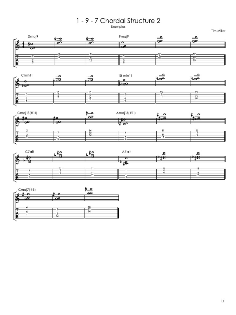 1-9-7 Chordal Structure 2 | PDF