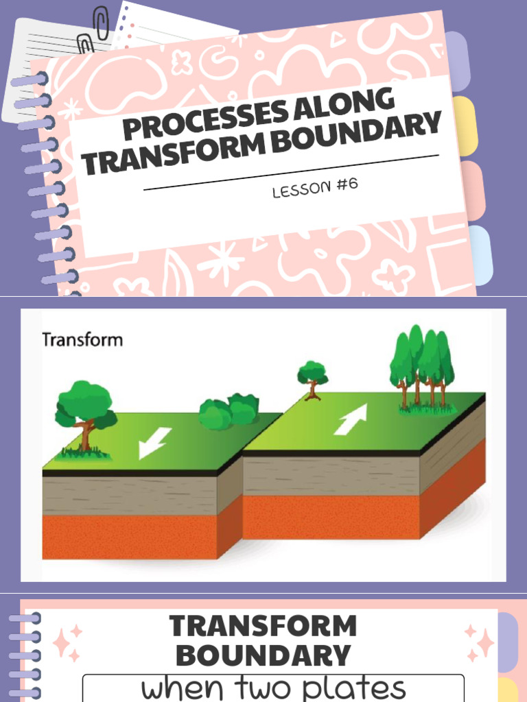 Lesson 6 Processes Along Transform Boundary | PDF