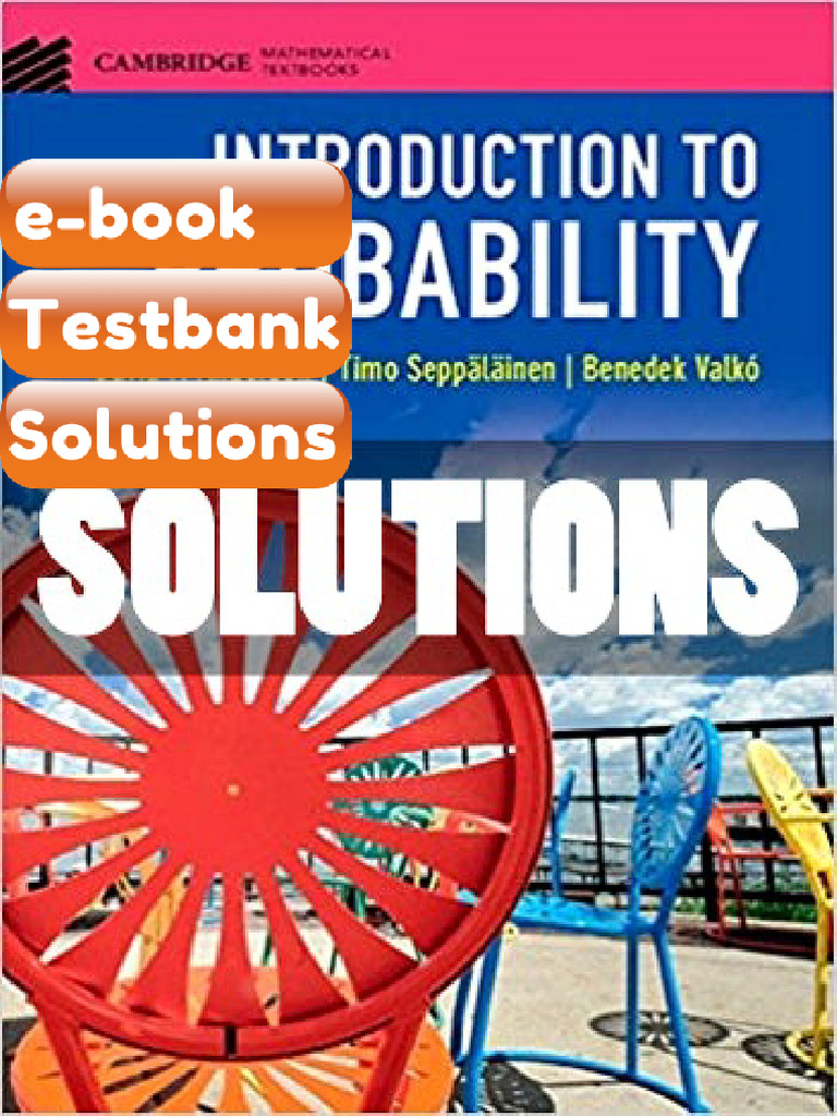 Solutions Introduction To Probability 1 Ed Anderson Ebook & Testbank ...
