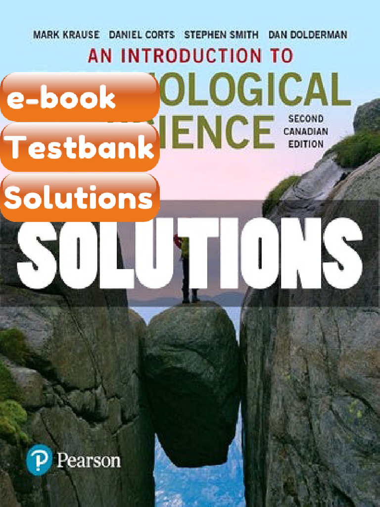Solutions Introduction to Psychological Science 2 Ed Krause eBook ...