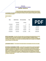 Title III Estate Tax