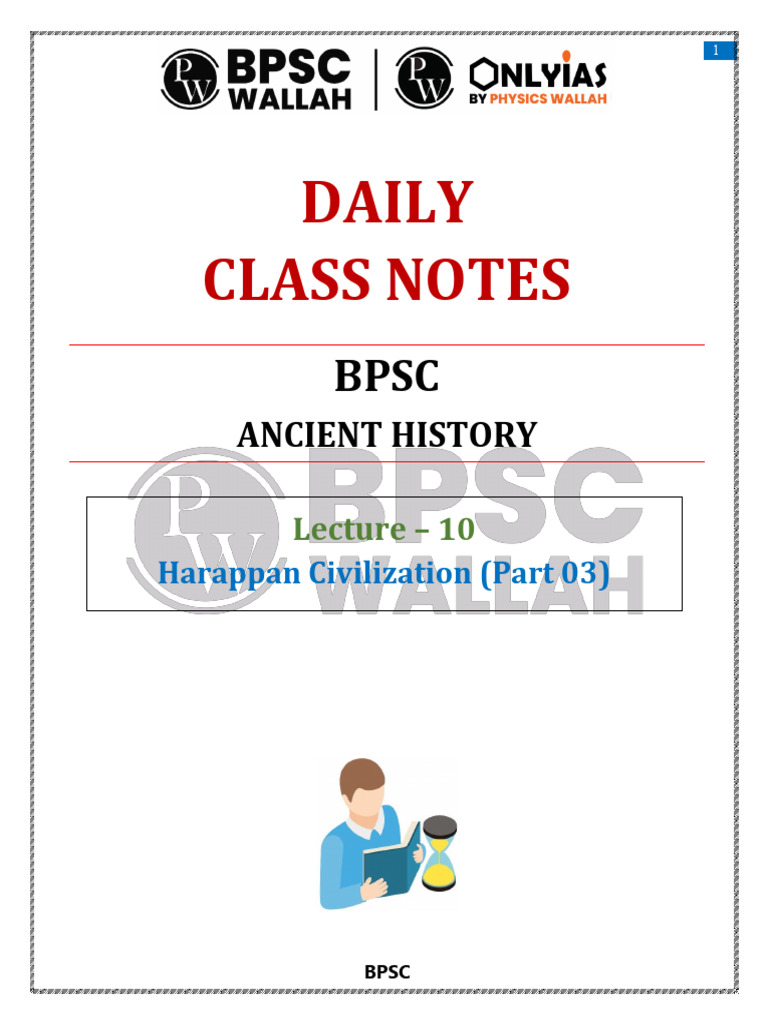 Ancient History 10 Daily Class Notes (English) | PDF | Archaeology