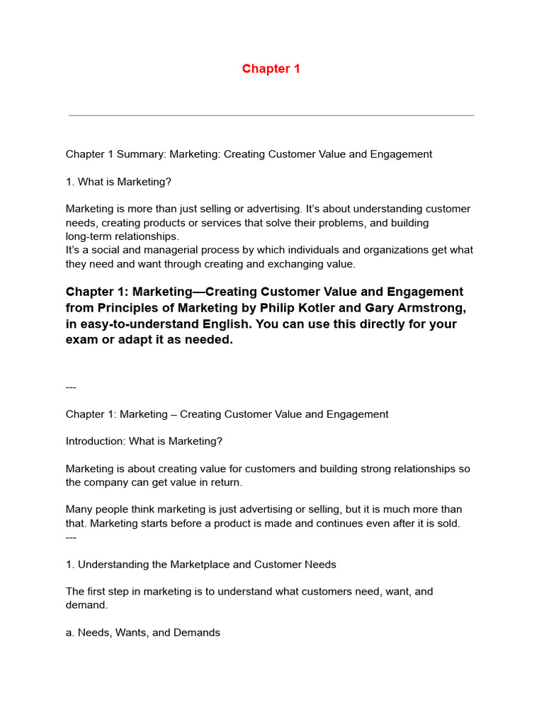 Principles of Marketing | PDF | Pricing | Marketing