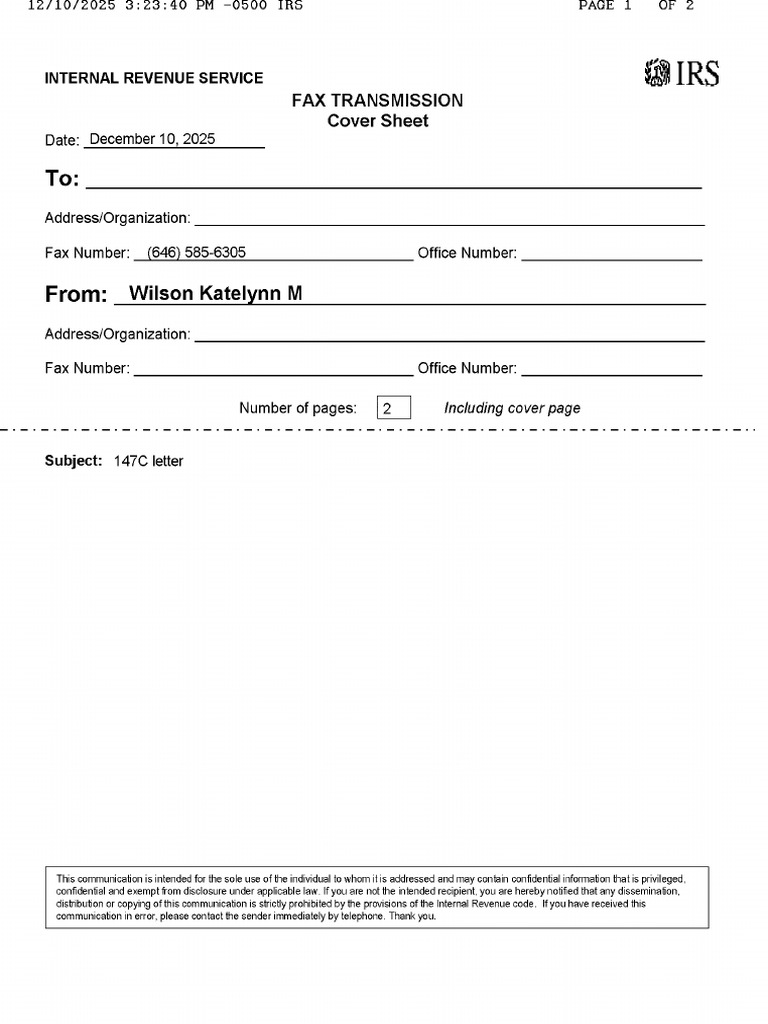 Fax From Anonymous (1) | PDF