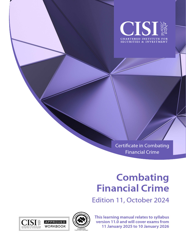 Combating Financial Crime Workbook | PDF | Money Laundering | Office Of ...