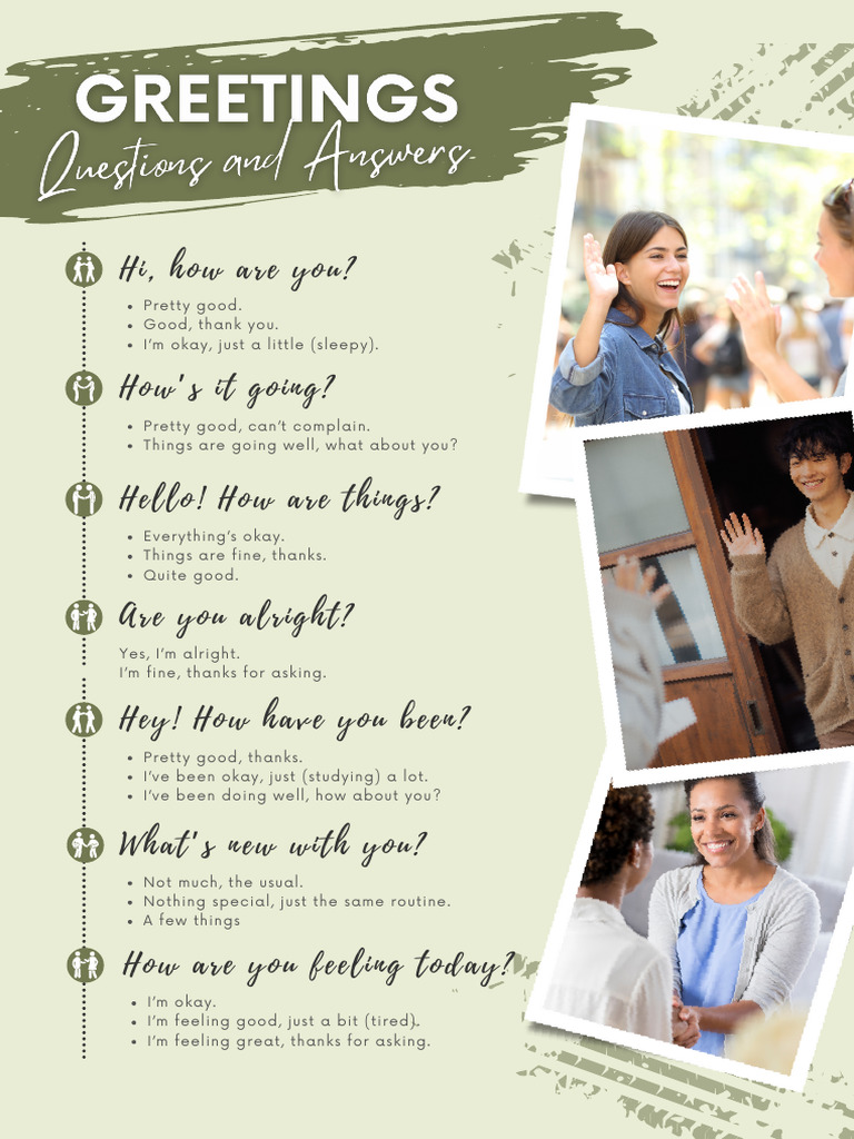 Gretting (Questions and Answers) | PDF