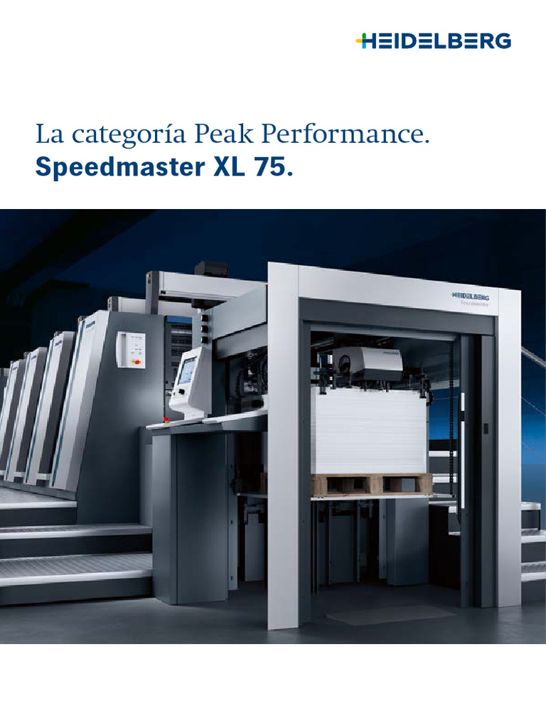 Speedmaster XL 75 Product Information | PDF | Diodo emisor de luz ...
