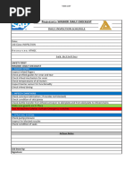 Daily Stacker Inspection Checklist | PDF | Technology & Engineering