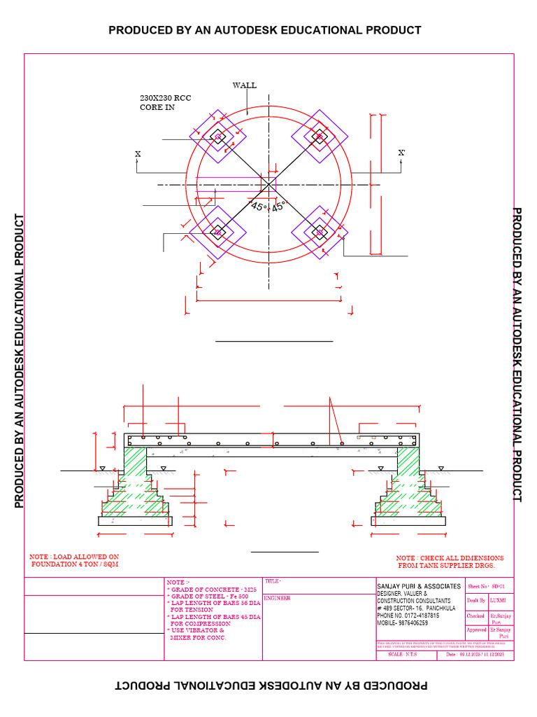 OZONATED WATER DRG - Model - PDF 1 | PDF | Civil Engineering ...