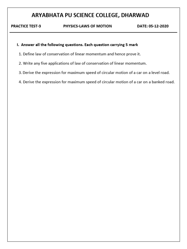 Practice Test 3 | PDF