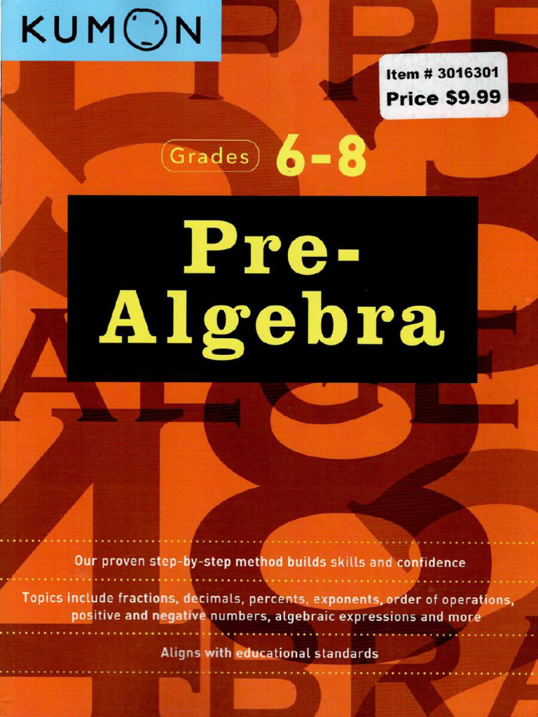 Pre Algebra | PDF