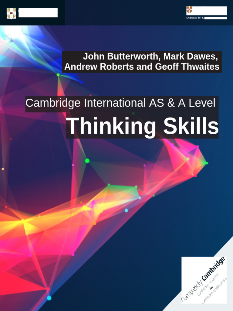 Cambridge International As and A Level Thinking Skills | PDF