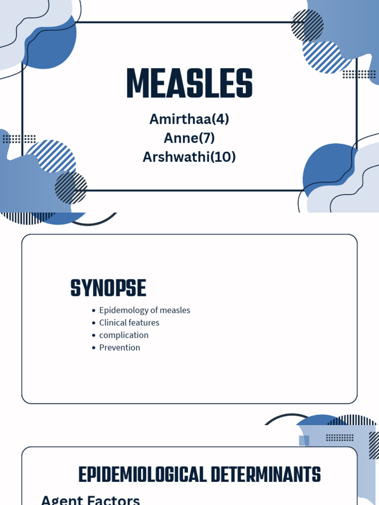 Measles PDF | PDF