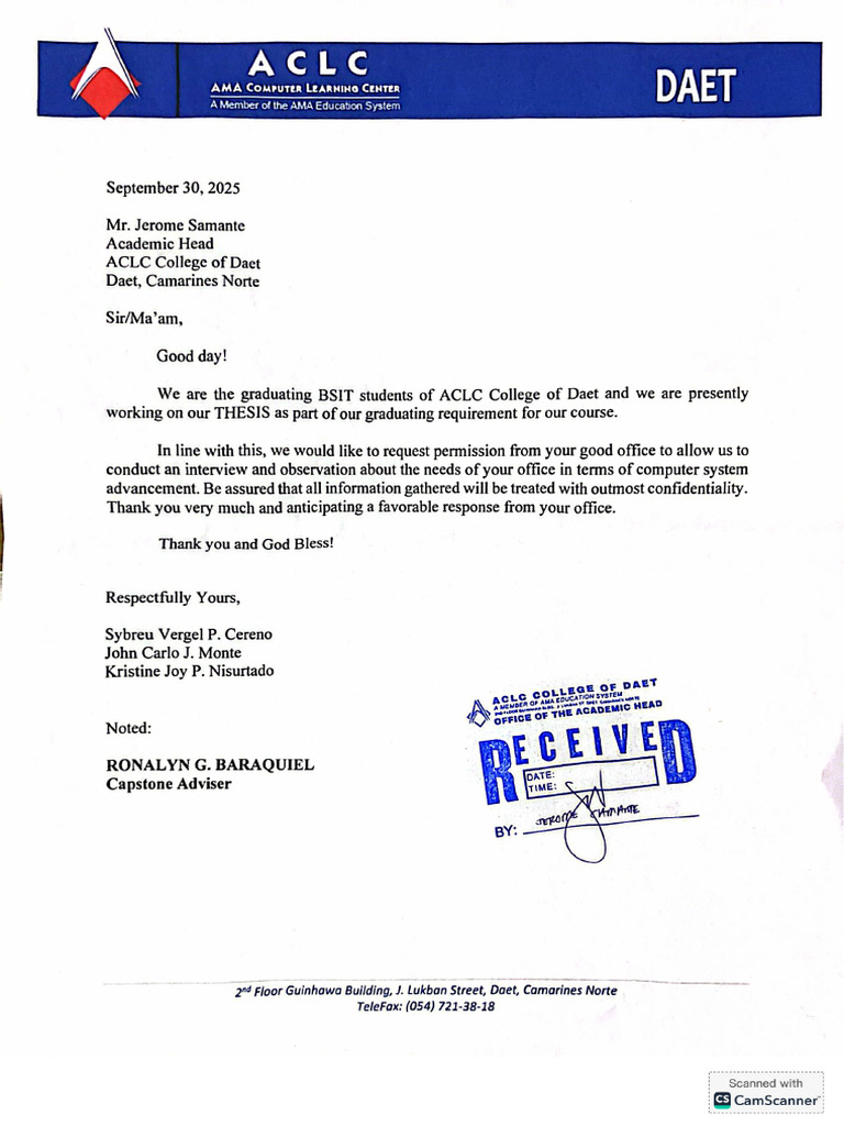 Letter Capstone | PDF
