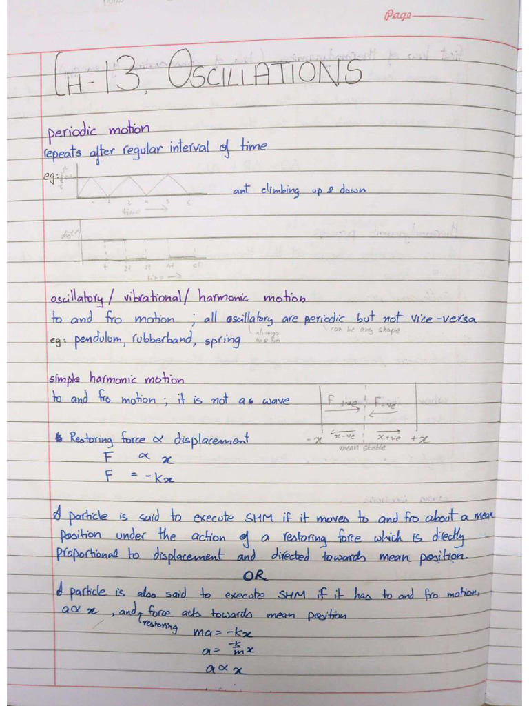 Oscillations + Waves | PDF