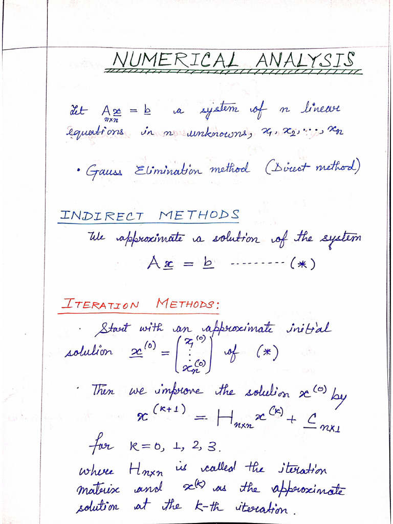 Numerical Analysis | PDF