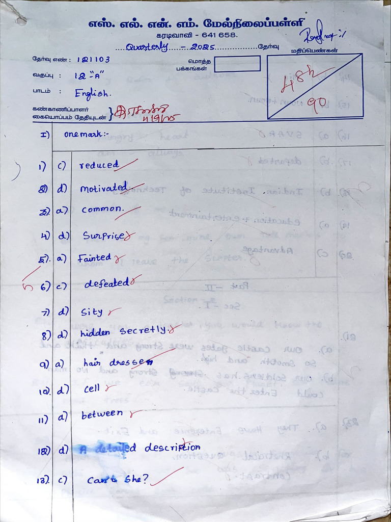 Sanjay Quarterly Paper 2025 | PDF