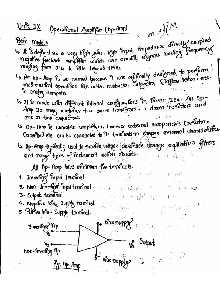 Op Amp | PDF