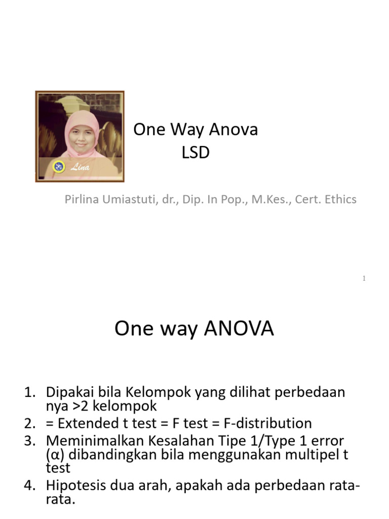 Anova LSD 2024 | PDF
