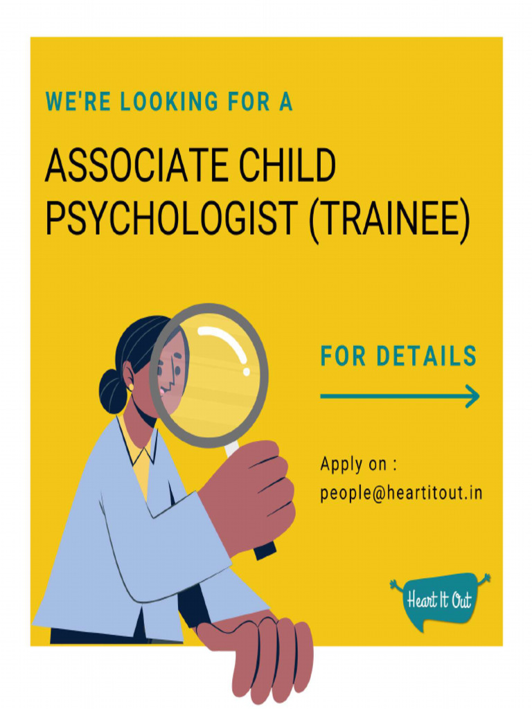Associate Child Psychologist Trainee 1769168099 | PDF