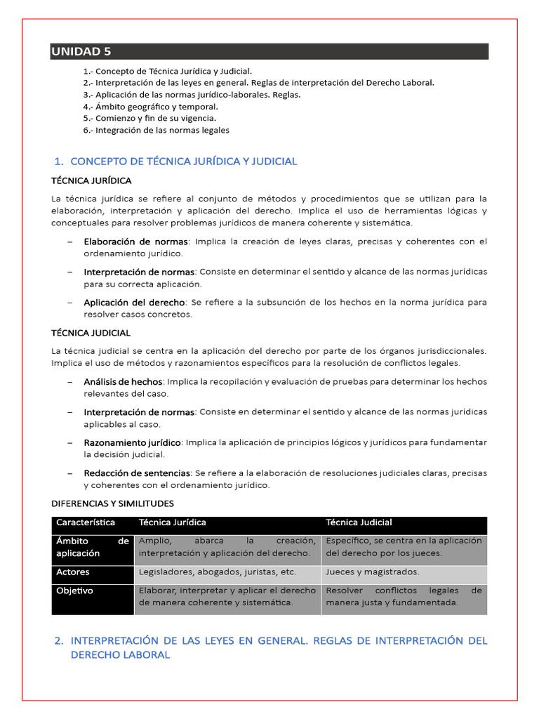 Unidad 5 | PDF | Derecho laboral | Justicia