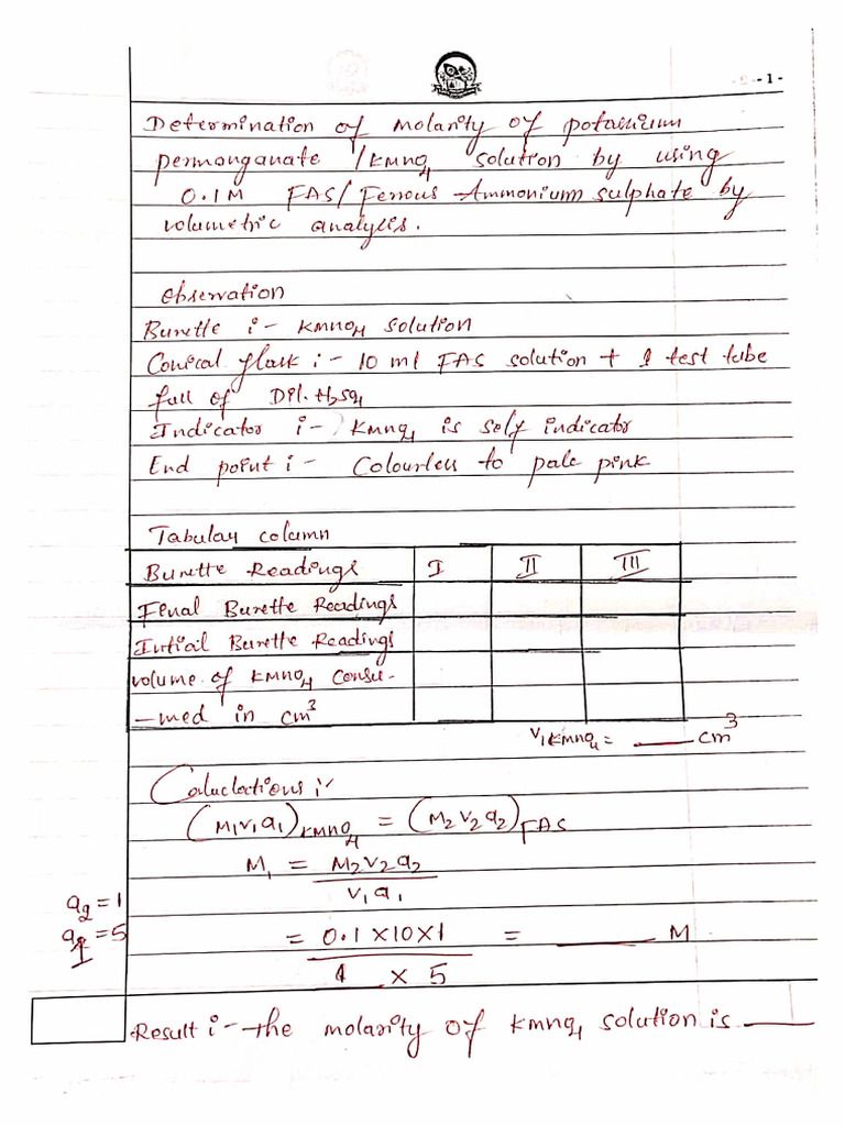 Chemistry Lab Scheme | PDF