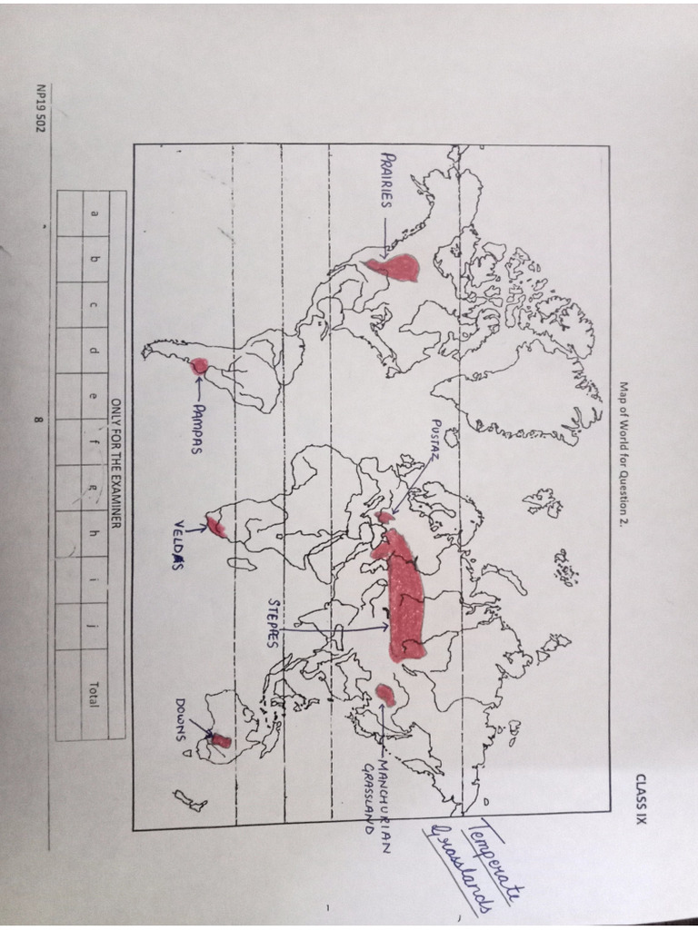 Map Work Class Ix | PDF