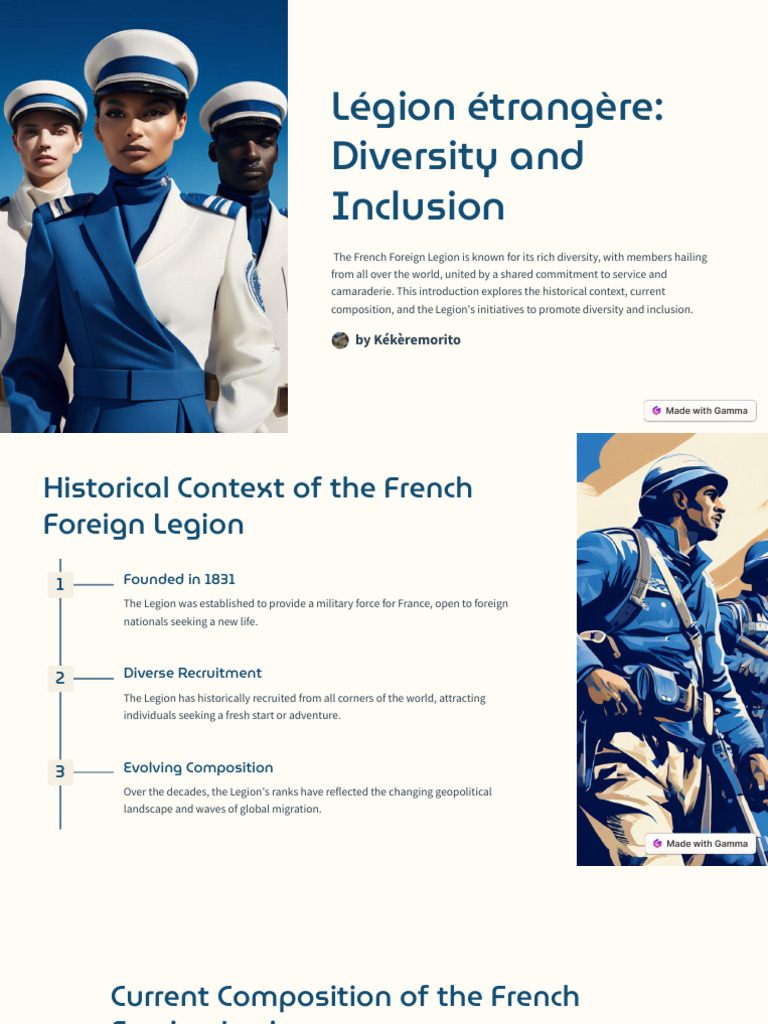 Legion-etrangere-Diversity-and-Inclusion | PDF | French Foreign Legion