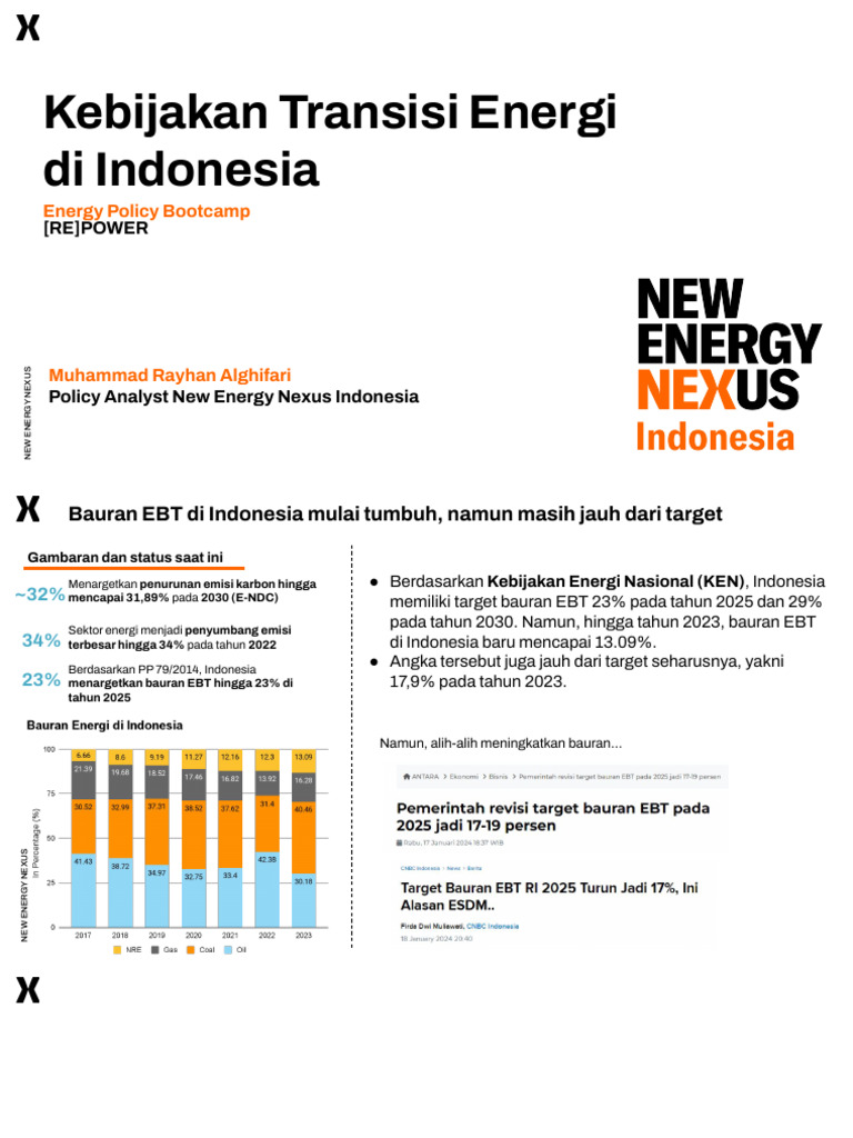 Kebijakan Transisi Energi Di Indonesia | PDF