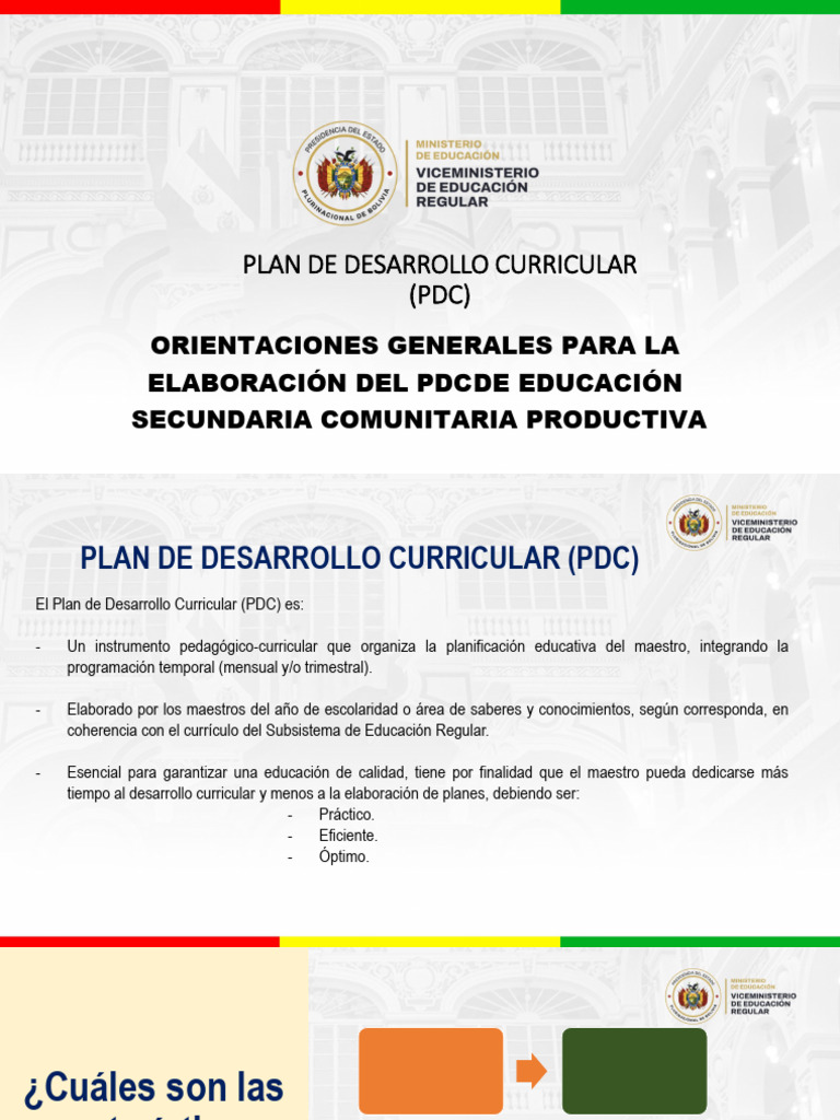 Presentación PDC SEC 2026 | PDF | Plan de estudios | Aprendizaje